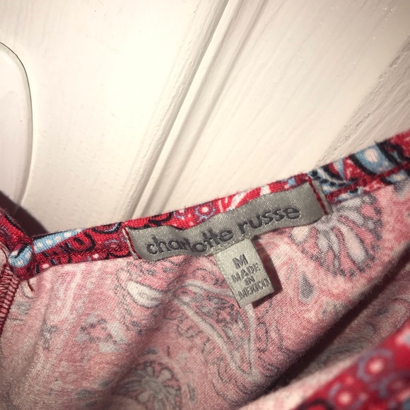 Patterned Boho Cropped Tank - Picture 3 of 5